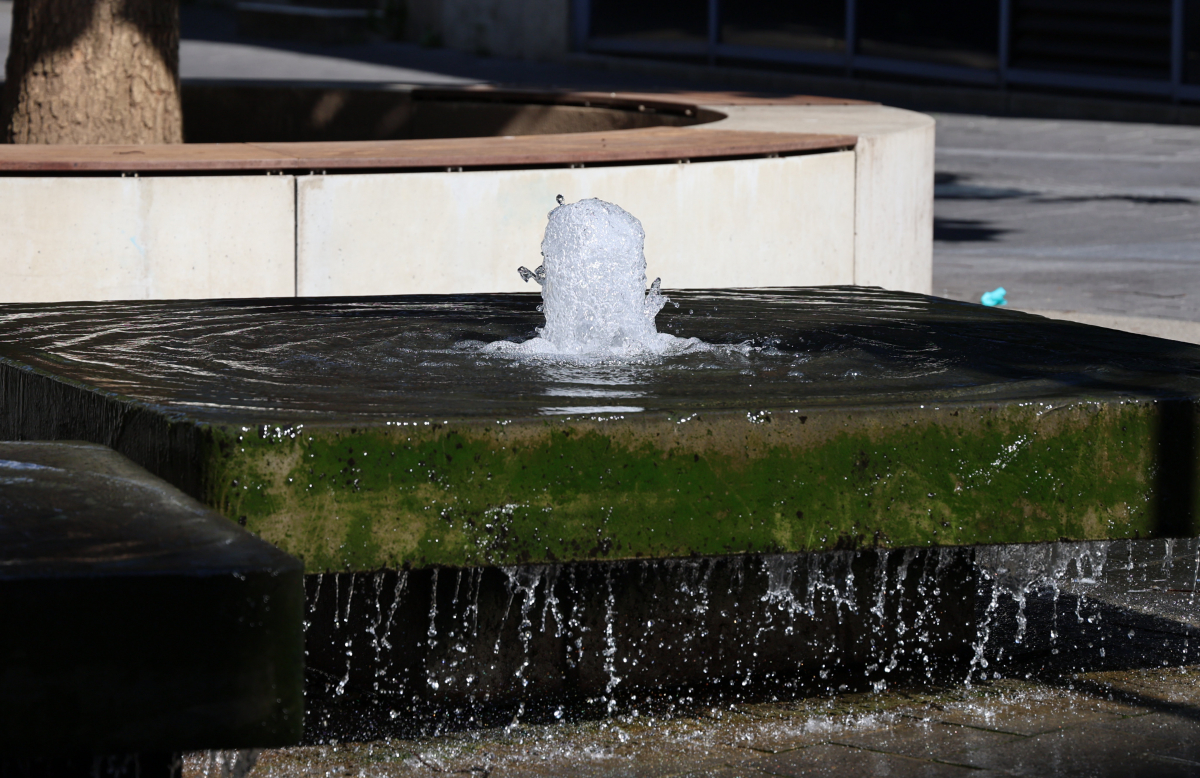 Eingefrorenes Wasser