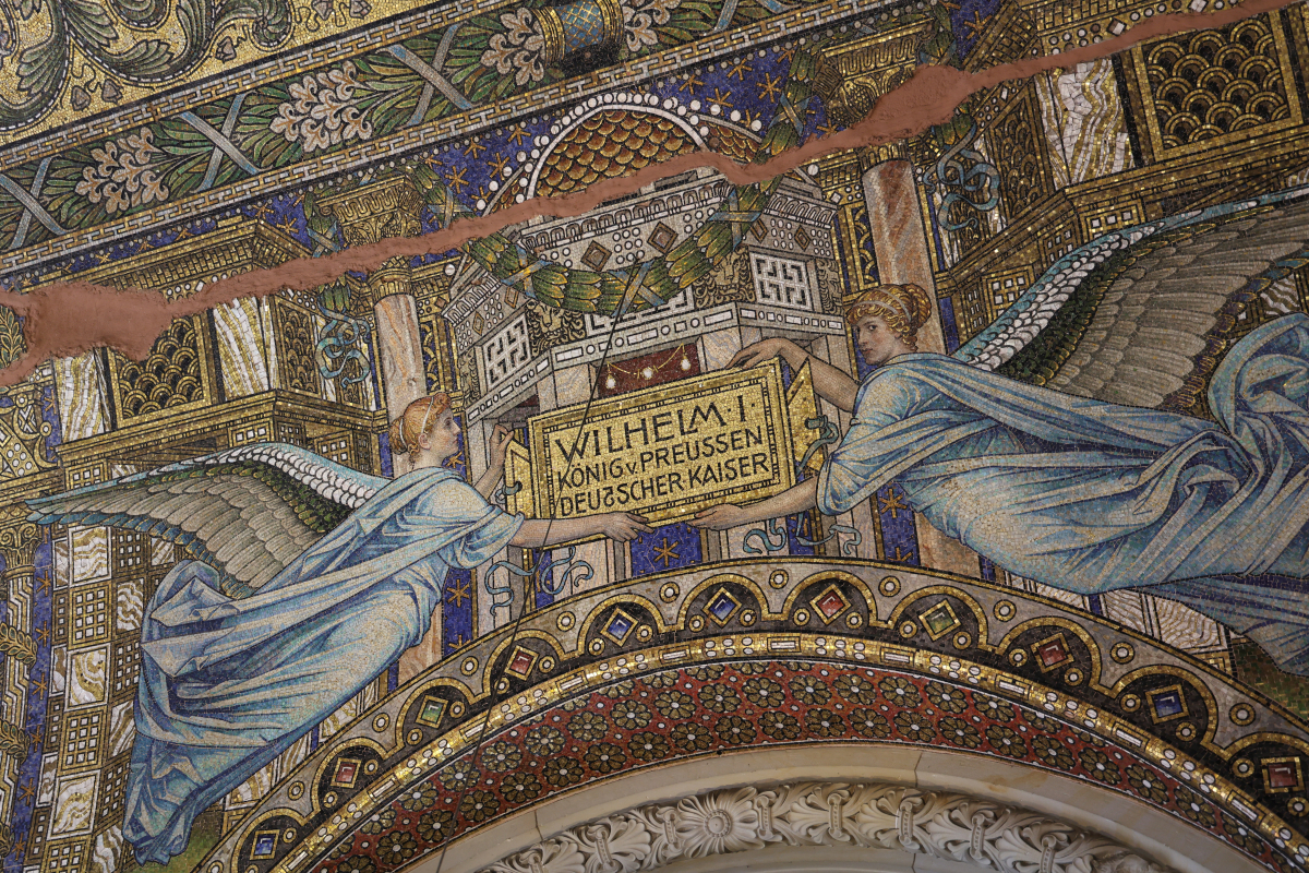 In der Kaiser-Wilhelm-Gedächtniskirche in Berlin