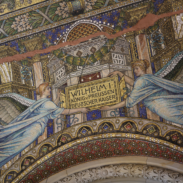 In der Kaiser-Wilhelm-Gedächtniskirche in Berlin